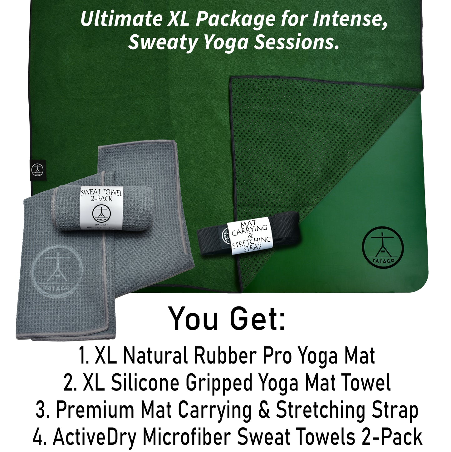 extra large natural rubber yoga mat for hot yoga pilates class non slip xl workout mat for sweaty sessions studio fitness mat durable grip eco friendly yoga mat