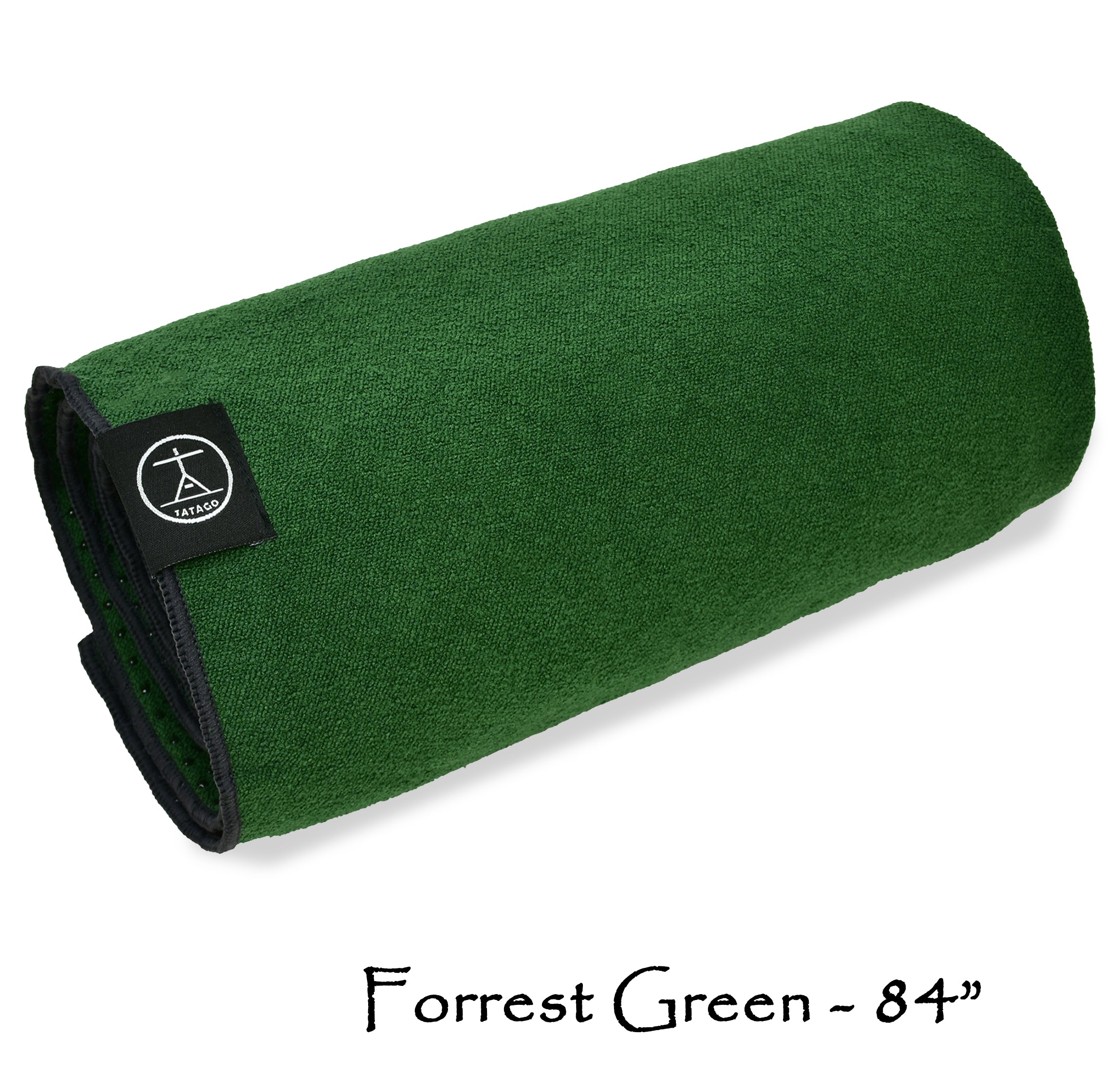 Extra Long Non-Slip Yoga Towel for Hot Yoga - Forrest Green