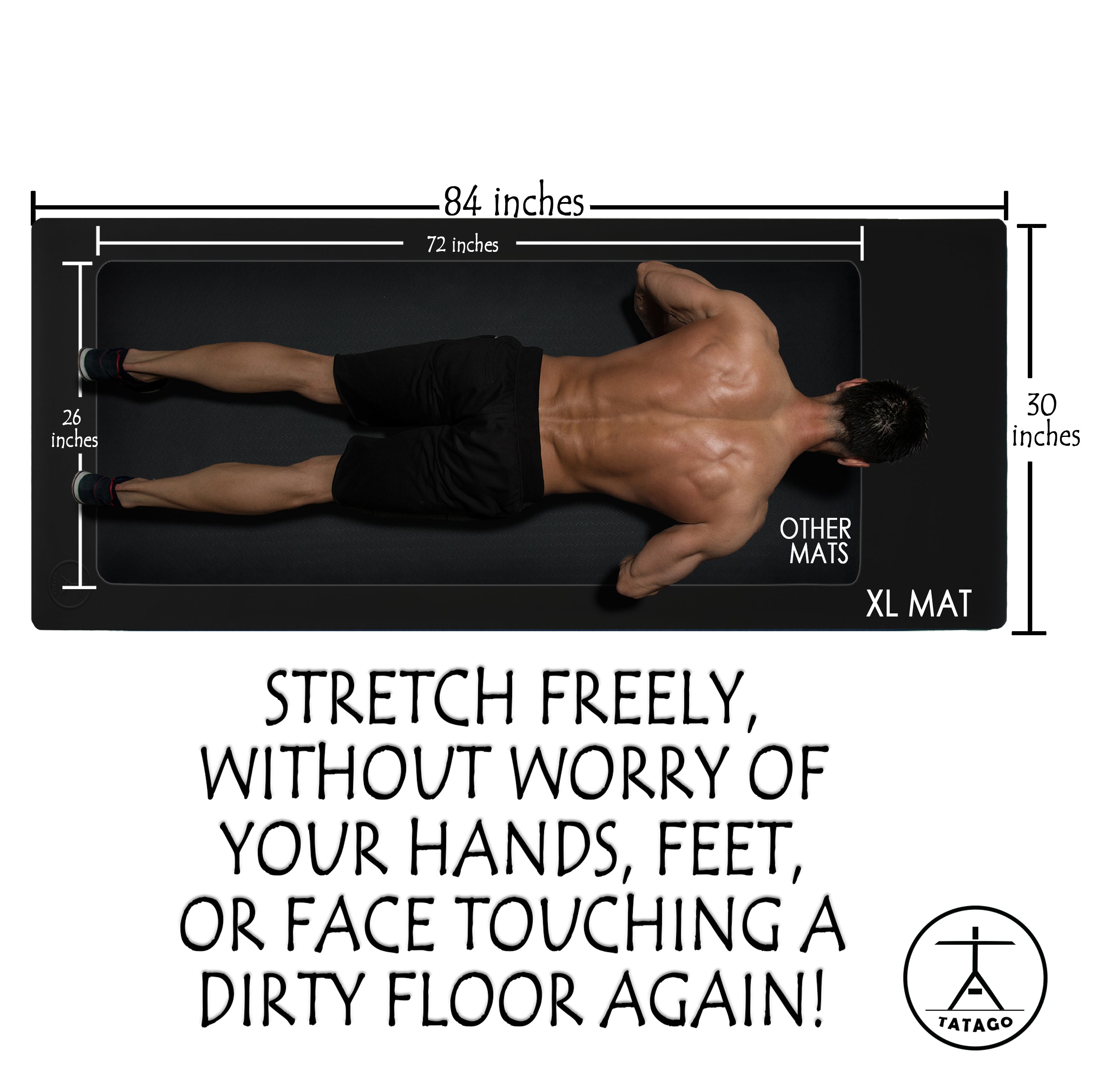 extra thick and wide yoga mat