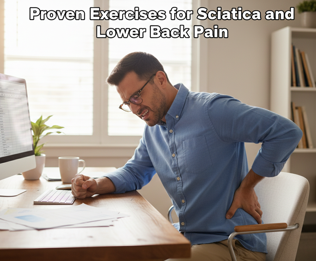 Man with lower back pain