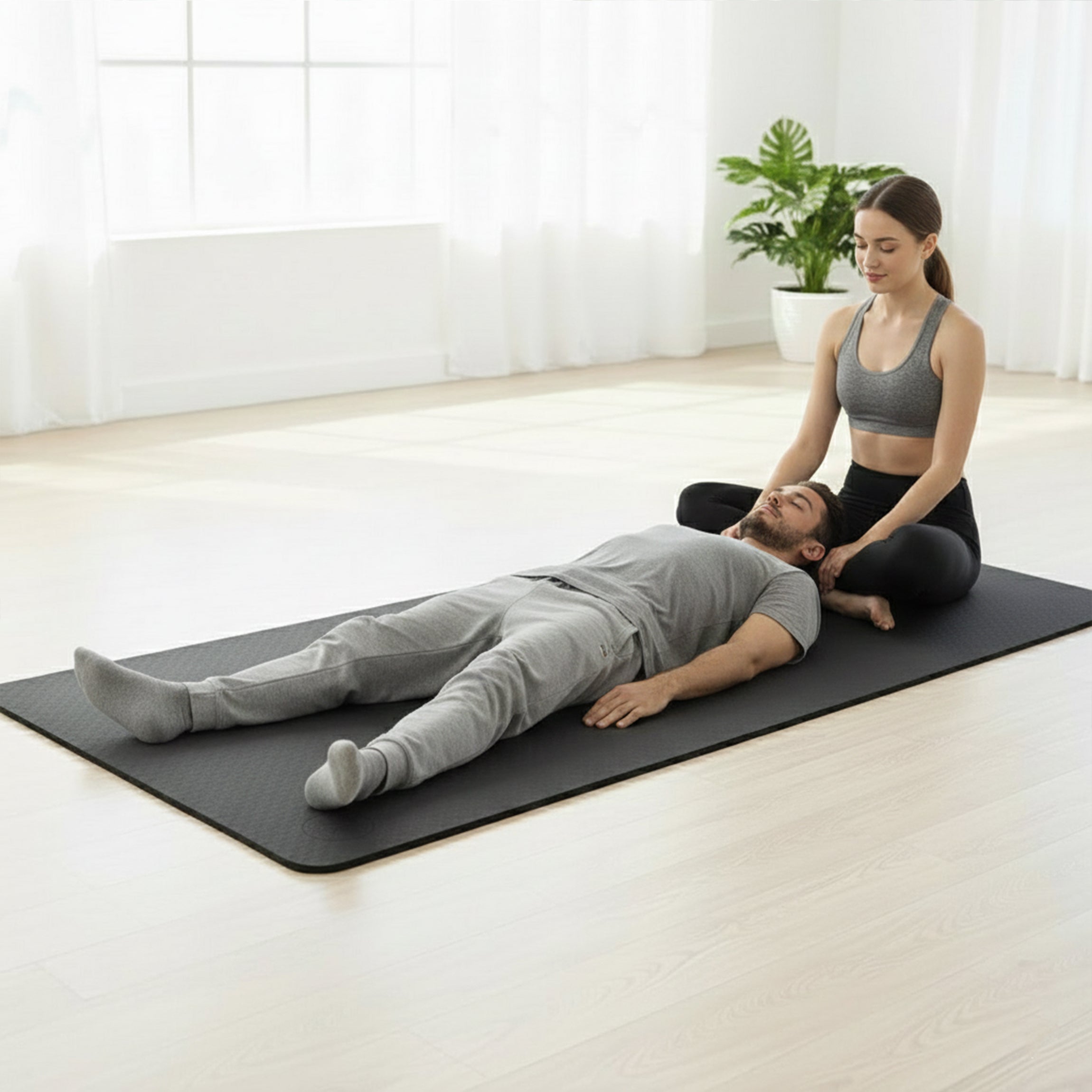 large workout mat thick and big enough for 2 people