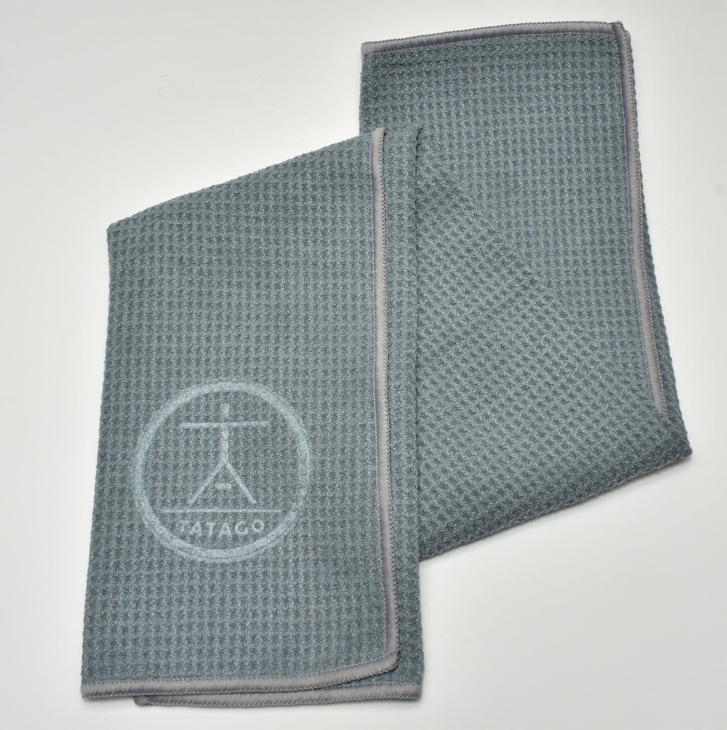 Sweat rag folded honeycomb sweat towel for gym close up