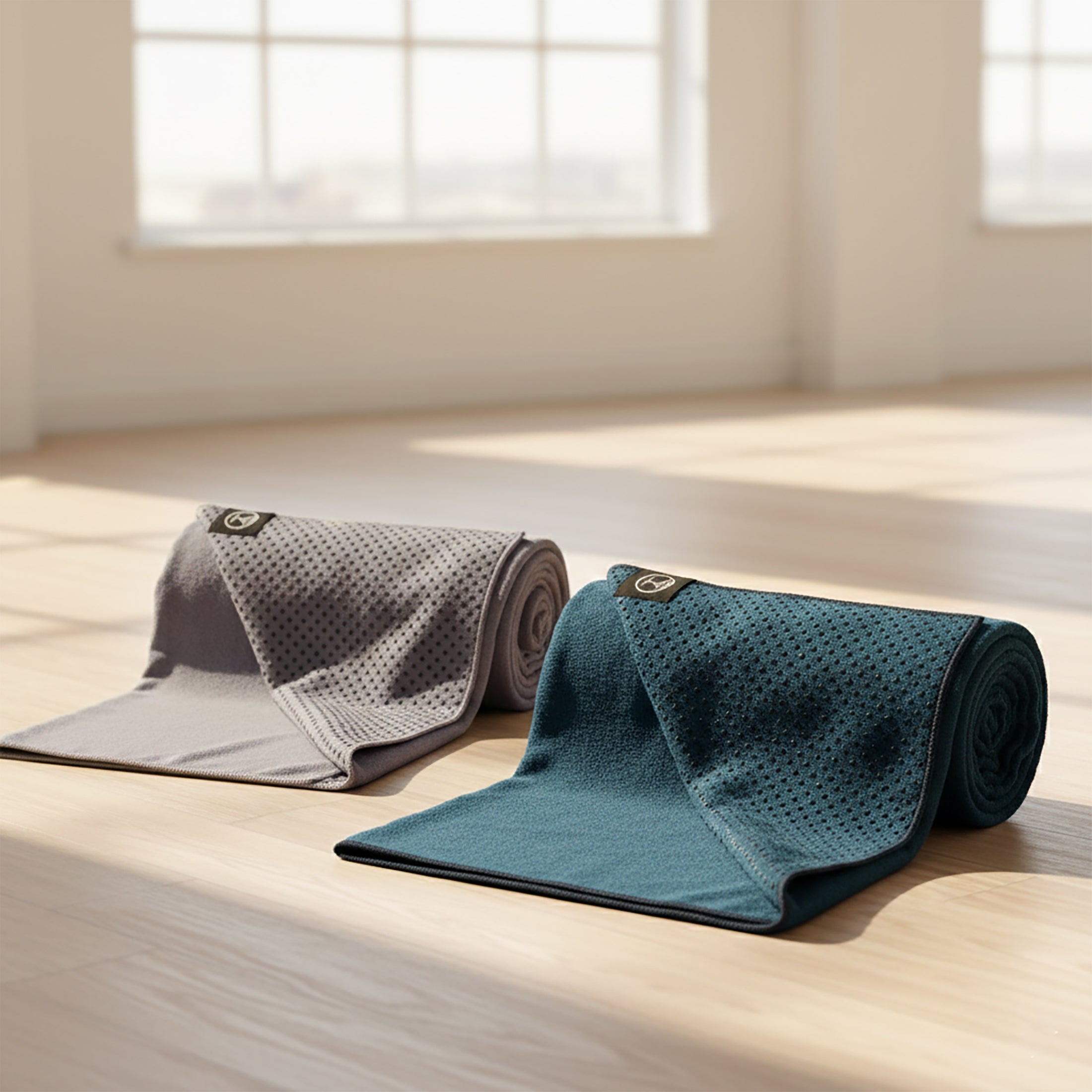 Absorbent, quick-dry yoga towels for hot yoga and Pilates