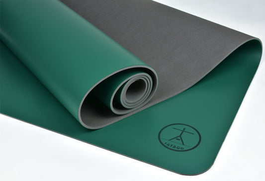 Durable natural rubber yoga mat for hot yoga