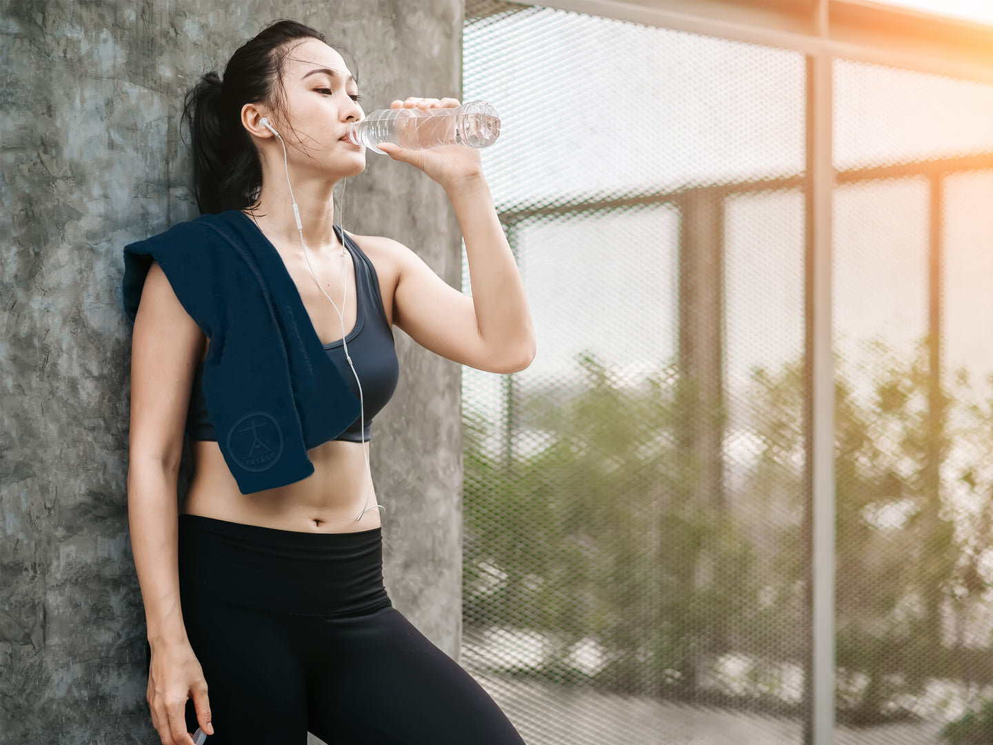 Soft and absorbent sweat towel