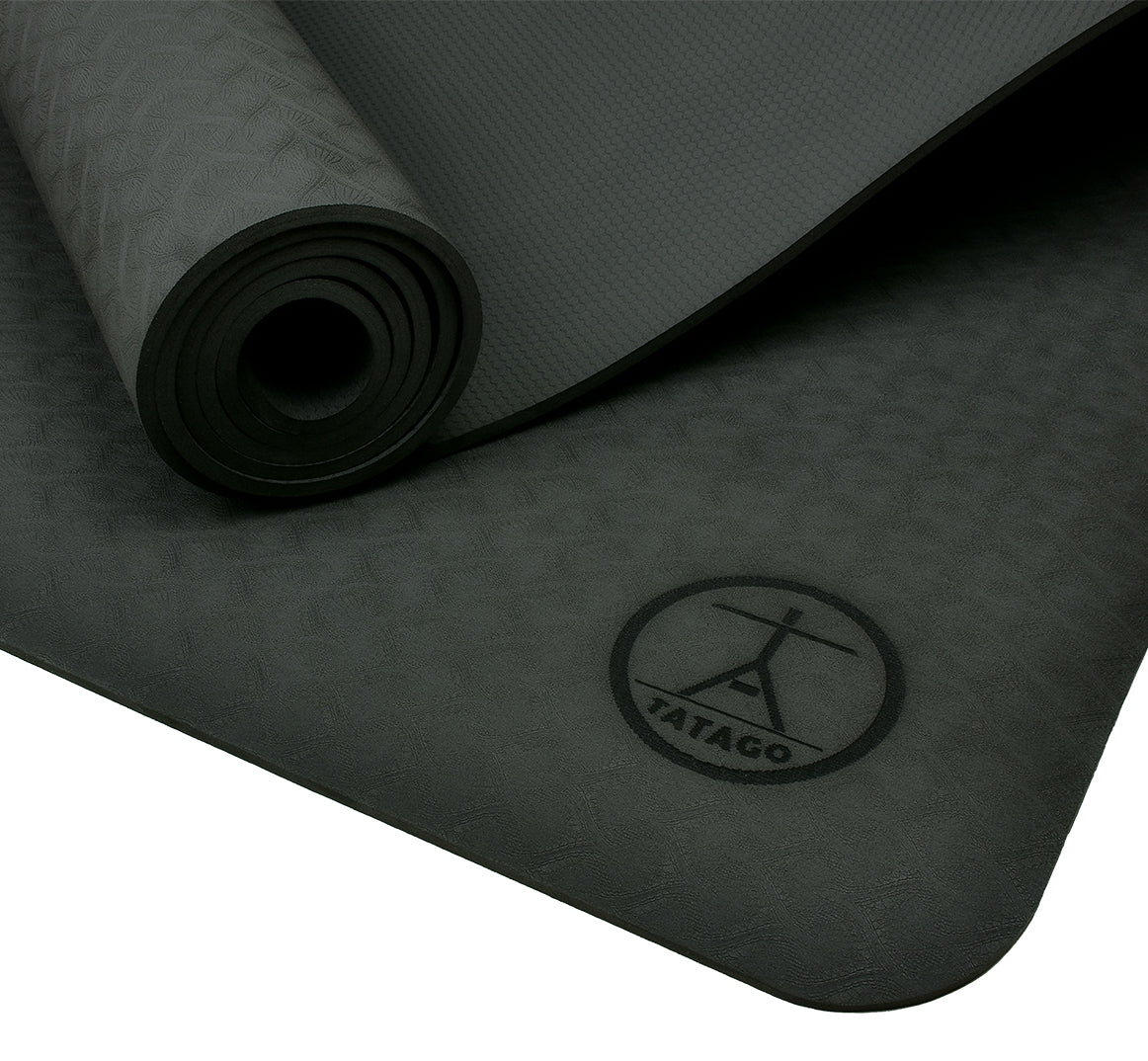 Thick yoga mat extra long for tall individuals