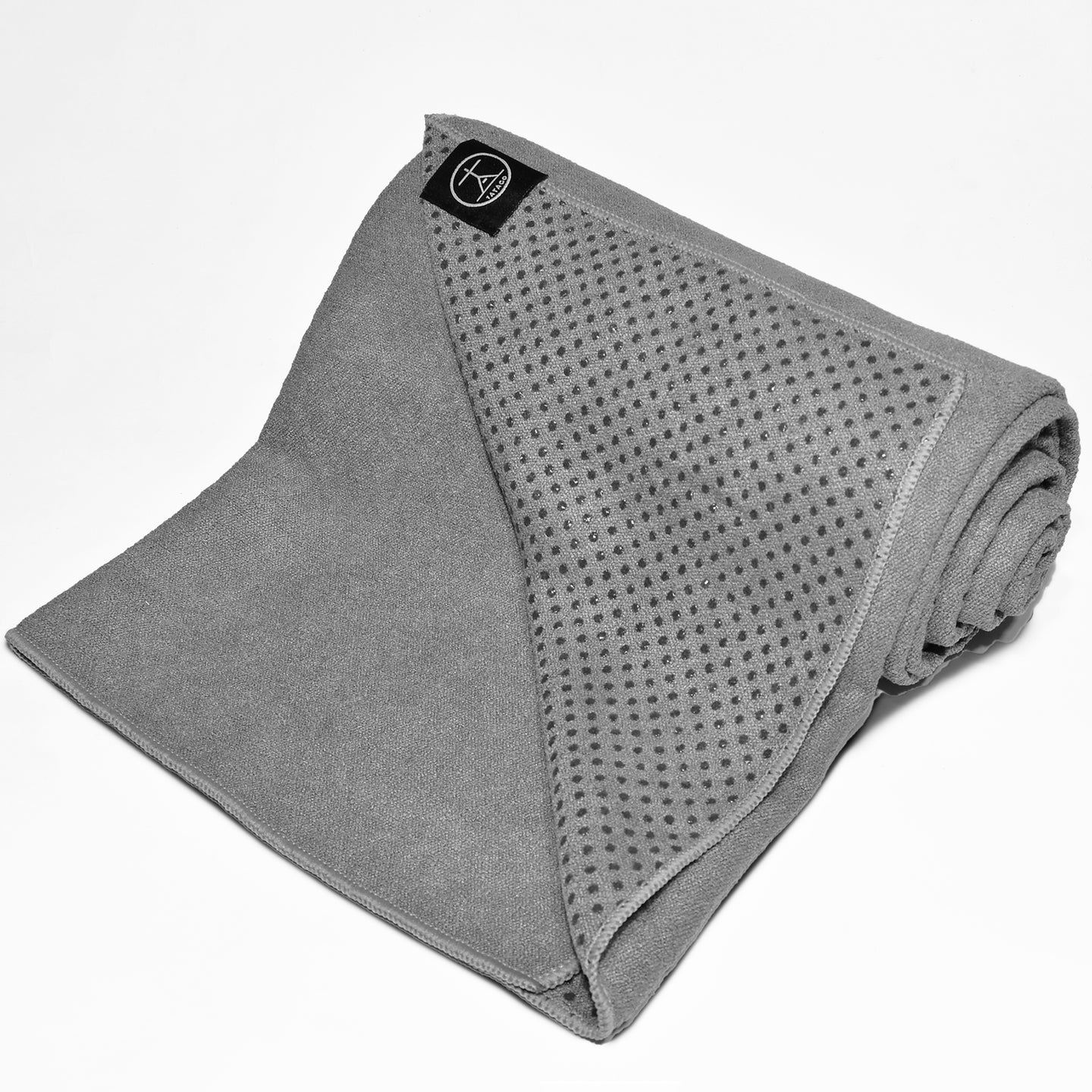 Non-slip yoga towel for sweaty practices